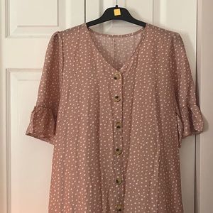 Button down sun dress